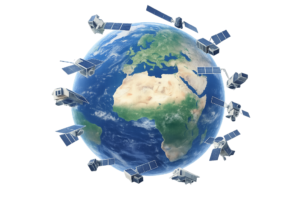 satellites in space